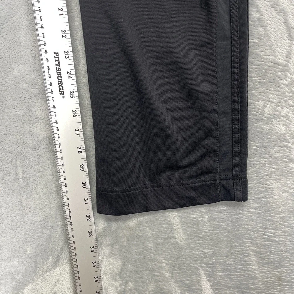 Vintage Adidas Pants Mens L Black Climalite Athleisure Track Straight Leg Y2K